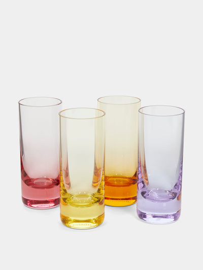 Moser Coloured shot glasses (set of 4) at Collagerie