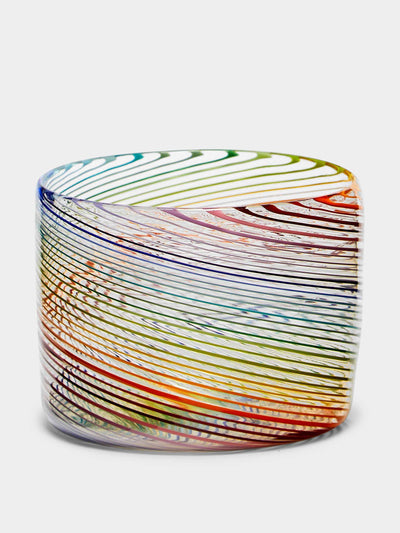 Pierrot Doremus Multicoloured twist short tumbler at Collagerie