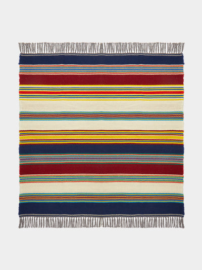 Abask Handwoven Rug with Fringe at Collagerie