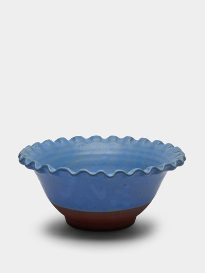 Perla Valtierra Hand-glazed ceramic large serving bowl at Collagerie