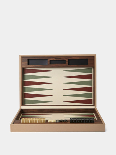 Pinett Leather backgammon set at Collagerie