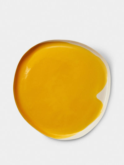 Pottery & Poetry Hand-glazed porcelain dinner plates (set of 4) at Collagerie