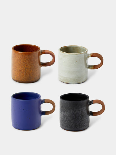 Shin Ki-bok Ceramic coffee cups (set of 4) at Collagerie