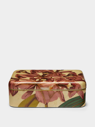 Silvia Furmanovich Flowers marquetry jewellery box at Collagerie