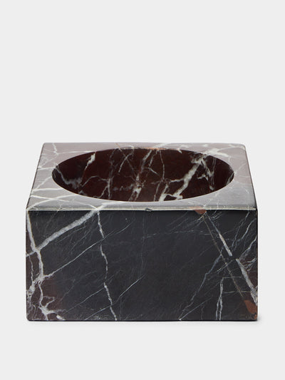 Stoned Marble block bowl at Collagerie