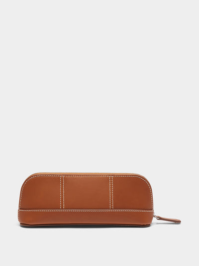 Connolly Tan leather pencil case at Collagerie