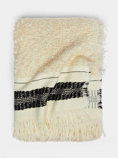 The House of Lyria Palazzo hand-dyed wool throw at Collagerie
