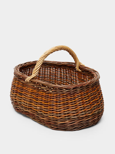 Valérie Lavaure Handwoven willow mushroom basket at Collagerie