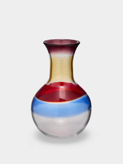 Venini Gio Ponti fasce hand-blown Murano glass vase at Collagerie