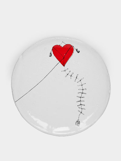 Astier De Villatte Heart Kite small dish at Collagerie