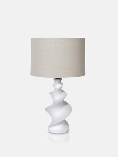 Abigail Ahern Reo spiral table lamp at Collagerie