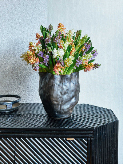 Absolute Flowers & Home Hyacinth flower bouquet and vase at Collagerie