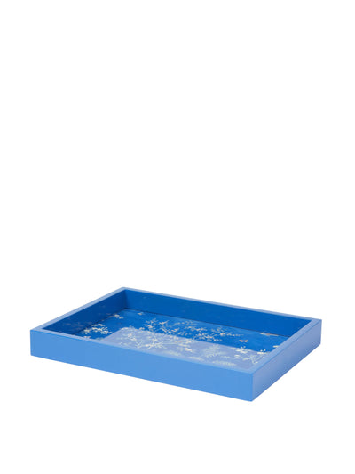 Addison Ross Blue small chinoiserie tray at Collagerie