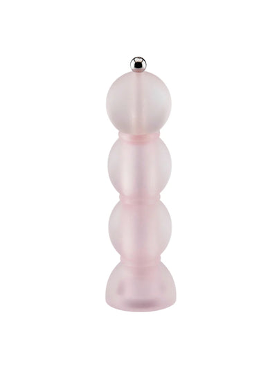 Addison Ross Pale pink frosty bobbin salt or pepper mill at Collagerie