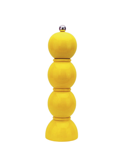 Addison Ross Yellow bobbin salt or pepper mill at Collagerie