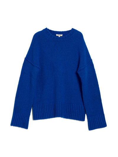 Albaray Cobalt blue cosy wool blend jumper at Collagerie