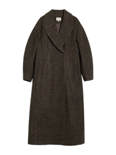 Albaray Tweed cocoon sleeve coat at Collagerie