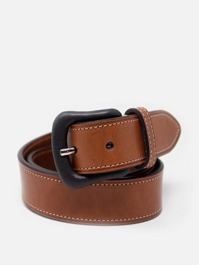 Alex Eagle Brown leather calfskin belt at Collagerie