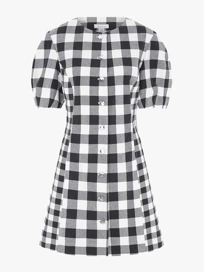 Aligne Aurelia waisted check dress at Collagerie