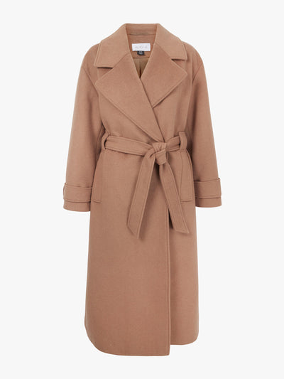 Aligne George slouch oversize wool wrap coat at Collagerie