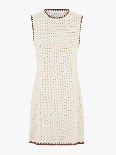 Aligne Immy crochet mini dress at Collagerie