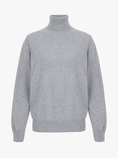 Aligne Grey Katie cashmere roll neck at Collagerie