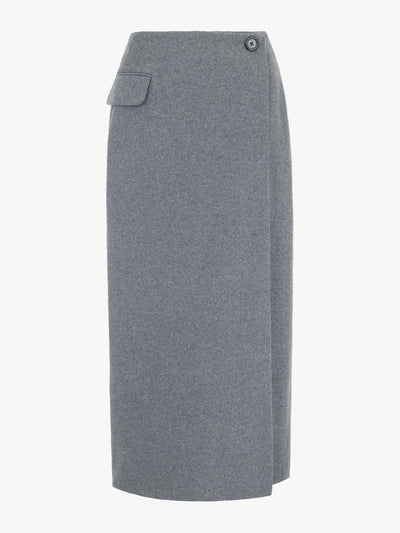 Aligne Kier wool wrap skirt at Collagerie