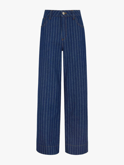 Aligne Miso pinstripe straight leg jeans at Collagerie