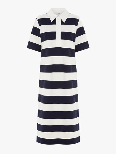 Aligne Nonia striped jersey midi dress at Collagerie