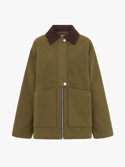 Aligne Oak oversized barn coat at Collagerie