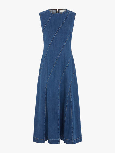 Aligne Raven denim midi dress at Collagerie