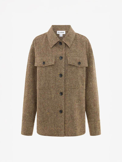 Aligne Charlie wool overshirt at Collagerie