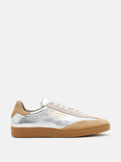 Allsaints Thelma suede low top trainers at Collagerie