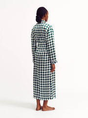 Green gingham Amana robe Clothing Emilia Wickstead    - Collagerie