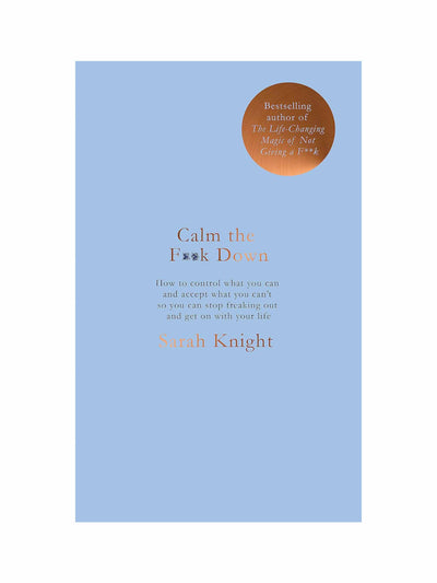 Calm the F**k Down Self-care guide by Sarah Knight at Collagerie