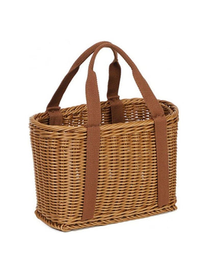 Sanfly Hand-woven rattan shopping basket at Collagerie