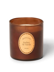 Amber and Suede candle