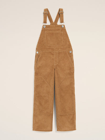 Ami Paris Brown cotton corduroy worker overalls at Collagerie