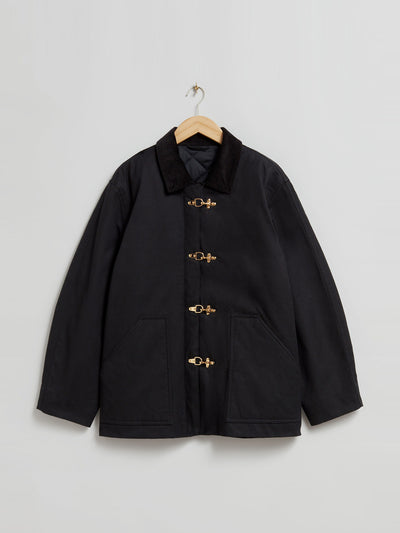 & Other Stories Black loose-fit duffle jacket at Collagerie