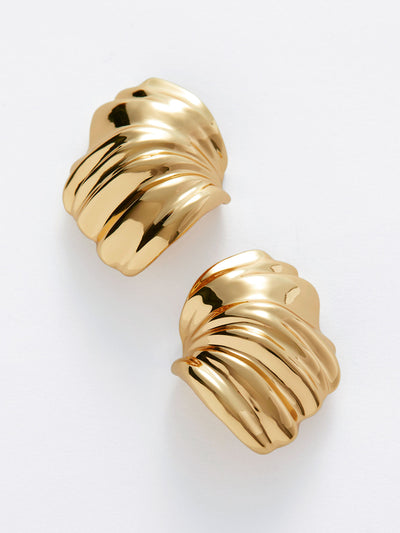 & Other Stories Curved shell earrings at Collagerie