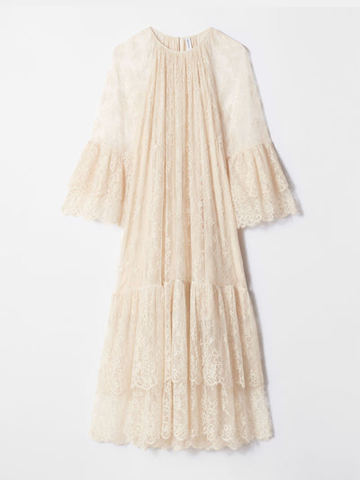& Other Stories Frilled lace maxi dress at Collagerie