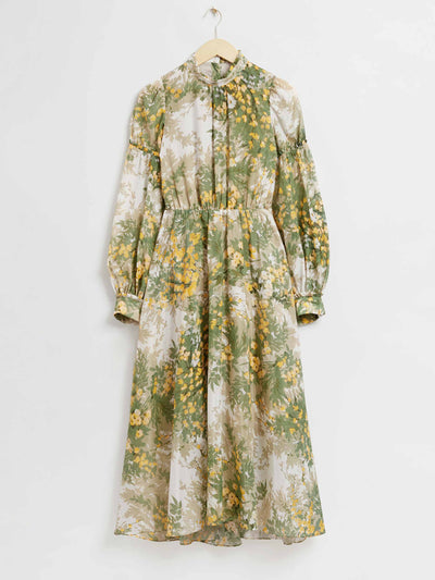 & Other Stories Open back floral dress at Collagerie