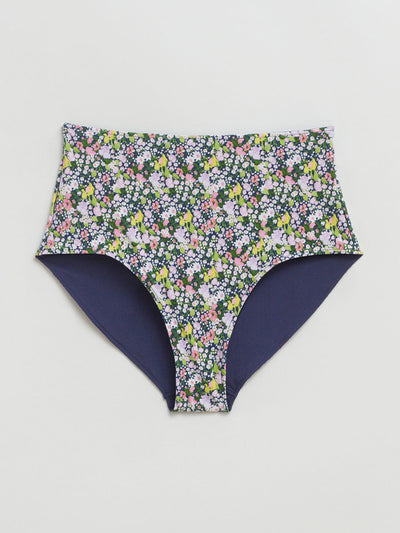 & Other Stories Floral-print reversible high-waist bikini bottoms at Collagerie
