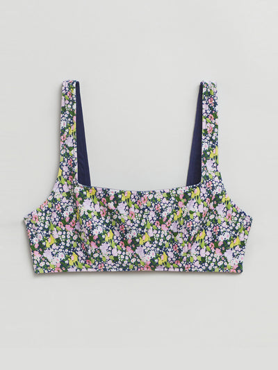 & Other Stories Floral-print reversible bikini top at Collagerie
