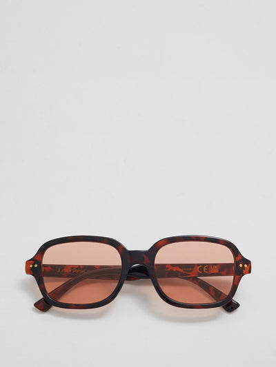 & Other Stories Rectangular sunglasses in Brown Tortoiseshell at Collagerie