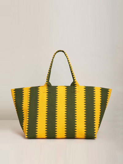 Anderson & Sheppard Yellow tote bag at Collagerie