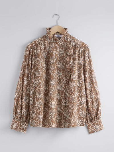 & Other Stories Oversized frill blouse at Collagerie