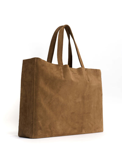 Anonymous Leather suede tote bag at Collagerie