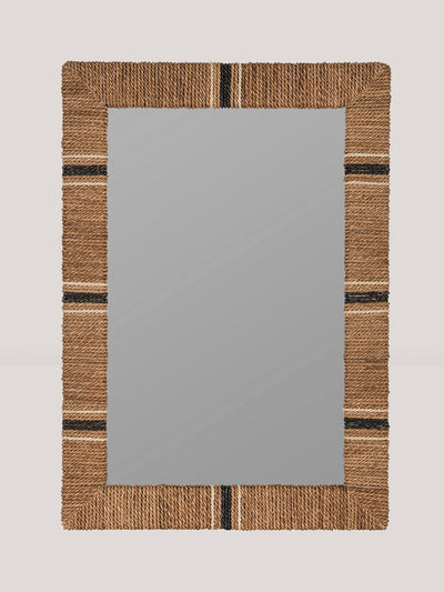 Anthropologie Louise woven jute wall mirror at Collagerie