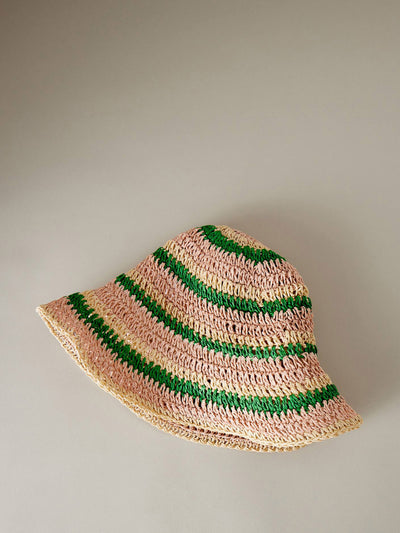 Anthropologie Stripe bucket hat at Collagerie